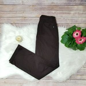 Ralph Lauren Chocolate Brown Crushed Velvet Pants